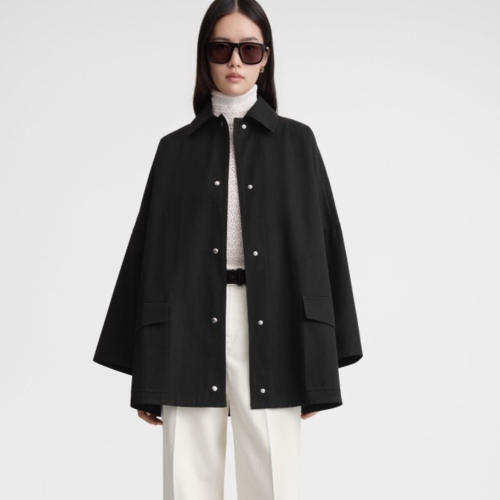 Toteme cotton twill overshirt jacket